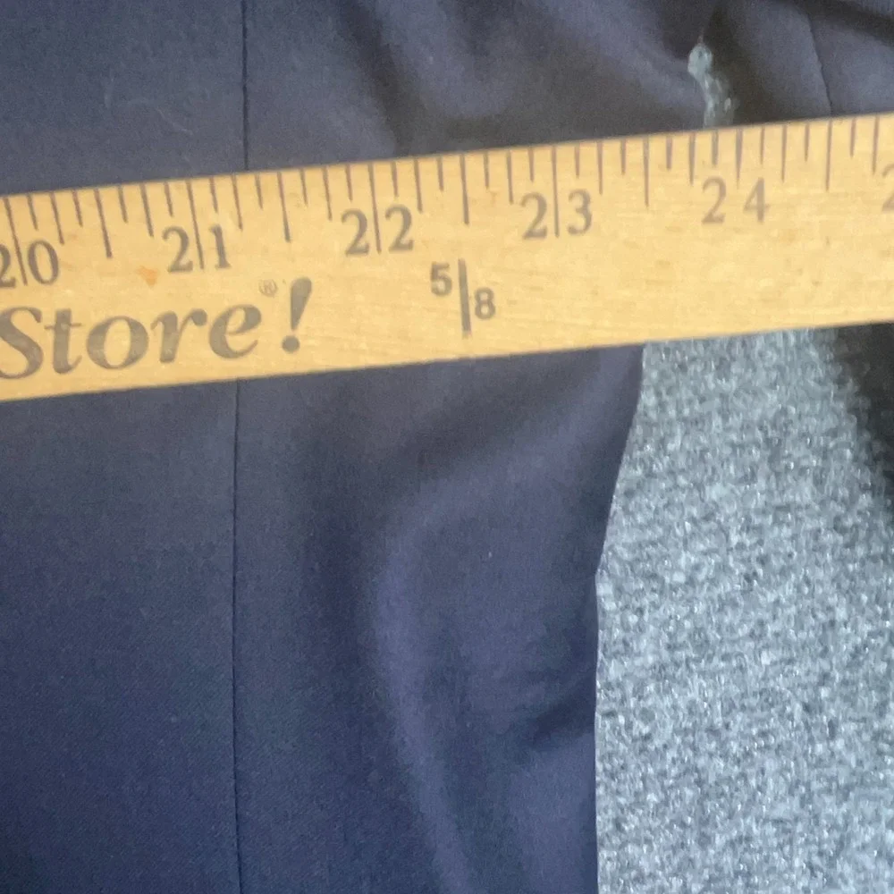Jos A Bank Signature Gold Navy Blue Wool Blend Blazer Jacket Men's‎ 46L